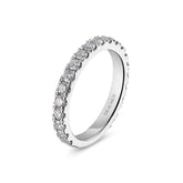 Essential Three Quarter Circle Diamond Wedding Ring (0.70ct) - Dracakis Jewellers